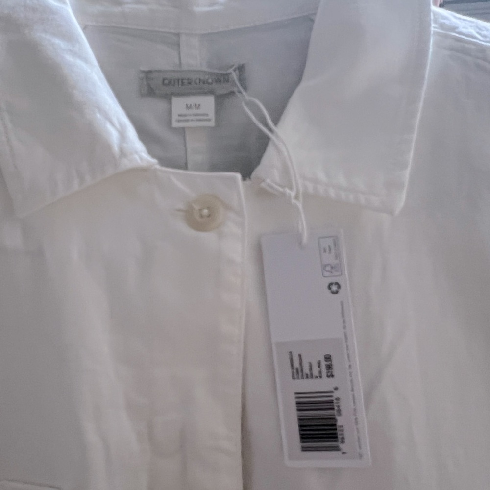 Outerknown White Utility Jumpsuit